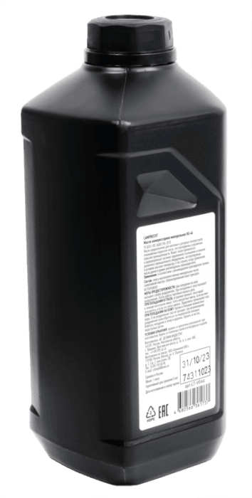 Масло компрессорное минеральное VG-46 1,0л LAMPRECHT LT-VG46
