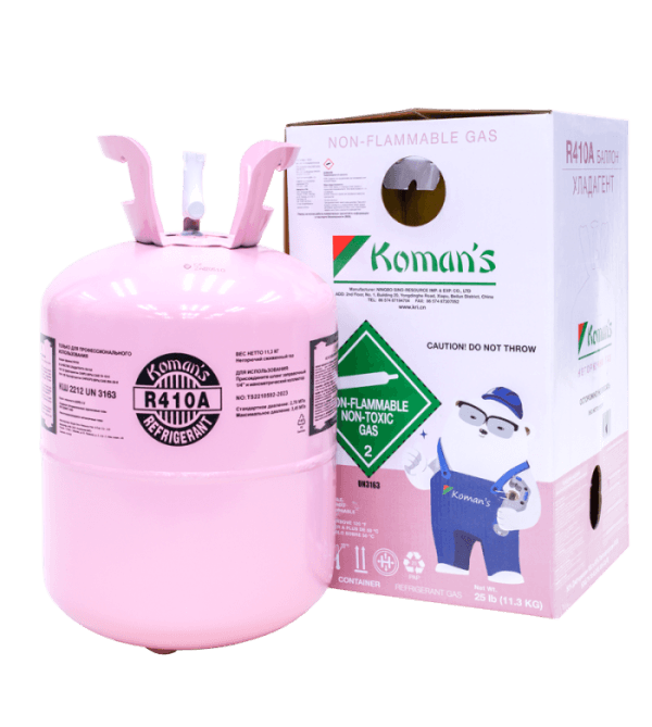 Хладон (фреон) R410А, 11,3кг Koman’s